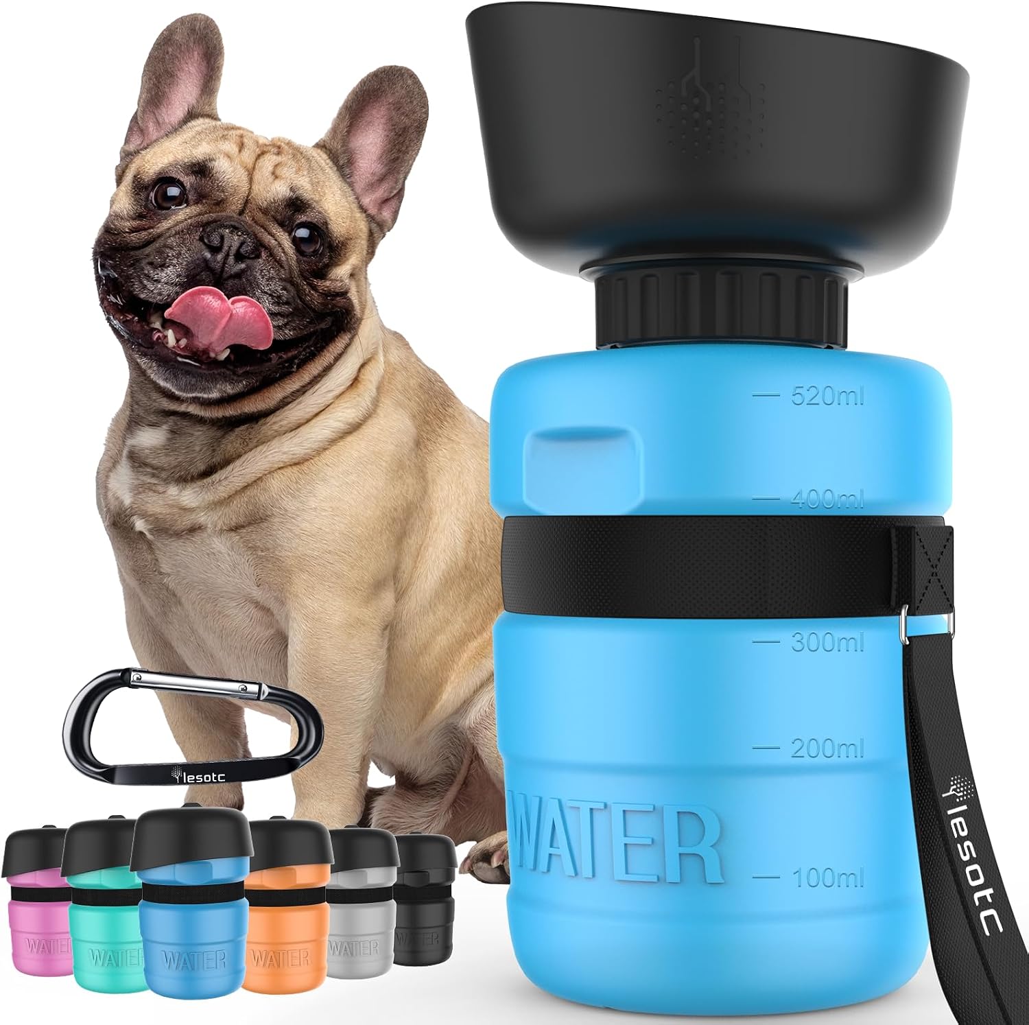 Lesotc Portable Dog Water Bottle